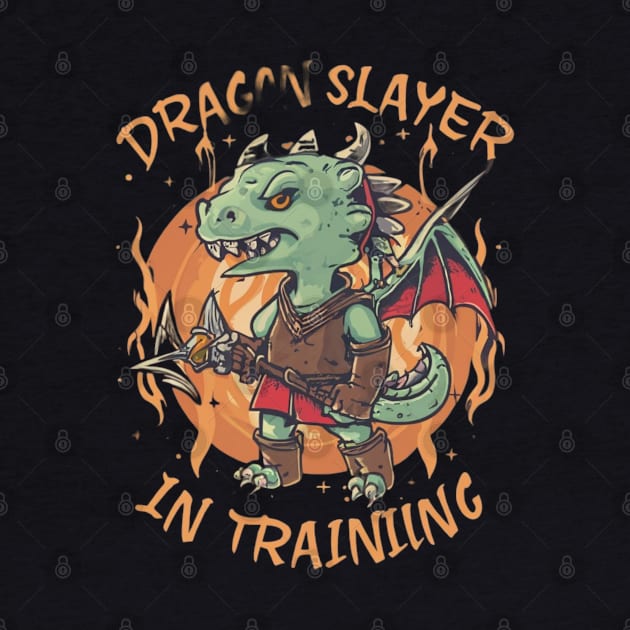 Dragon Slayer  in Training by MercurialMerch